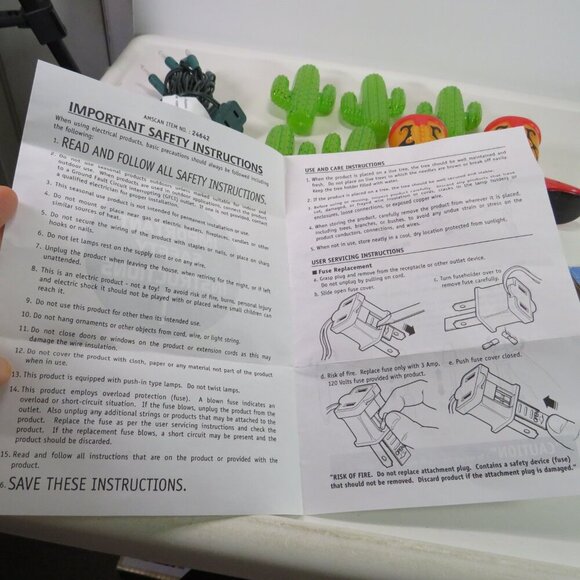 Cowboy Boots & Cactus Party Lights (NEW) Indoor light strand, Christmas Lights - Picture 12 of 15